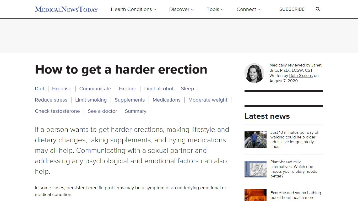 13 ways to get a harder erection: Tips and suggestions - Medical News Today